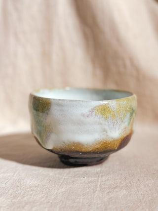 Hagiyaki Sansai Matcha Chawan #3 三彩 抹茶茶碗 | Seigan Yamane