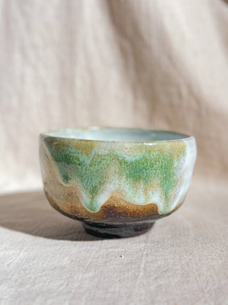 Hagiyaki Sansai Matcha Chawan #3 三彩 抹茶茶碗 | Seigan Yamane