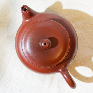 Antique Yixing Teapot #6 90’s Zhu Ni Exported to Taiwan 175ml