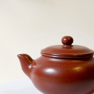 Antique Yixing Teapot #6 90’s Zhu Ni Exported to Taiwan 175ml