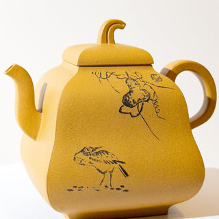 Yixing Teapot #12 Duan Ni 250ml 張永欣 國家工藝美術師本人持壺照片及證書