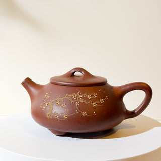 Antique Yixing Teapot #9 Shi Piao Purple Clay 250ml