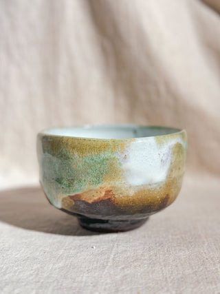 Hagiyaki Sansai Matcha Chawan #3 三彩 抹茶茶碗 | Seigan Yamane