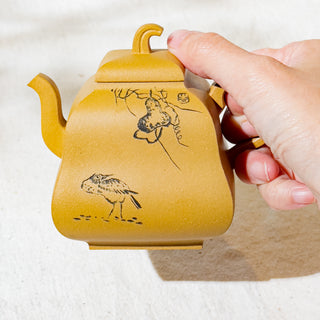 Yixing Teapot #12 Duan Ni 250ml 張永欣 國家工藝美術師本人持壺照片及證書