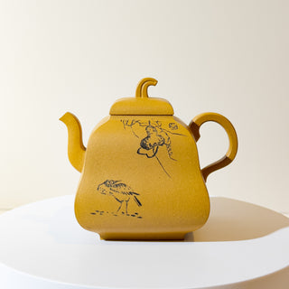 Yixing Teapot #12 Duan Ni 250ml 張永欣 國家工藝美術師本人持壺照片及證書